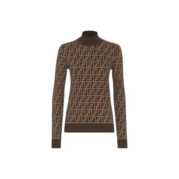 FENDI Monogrammed Knitted Jumper