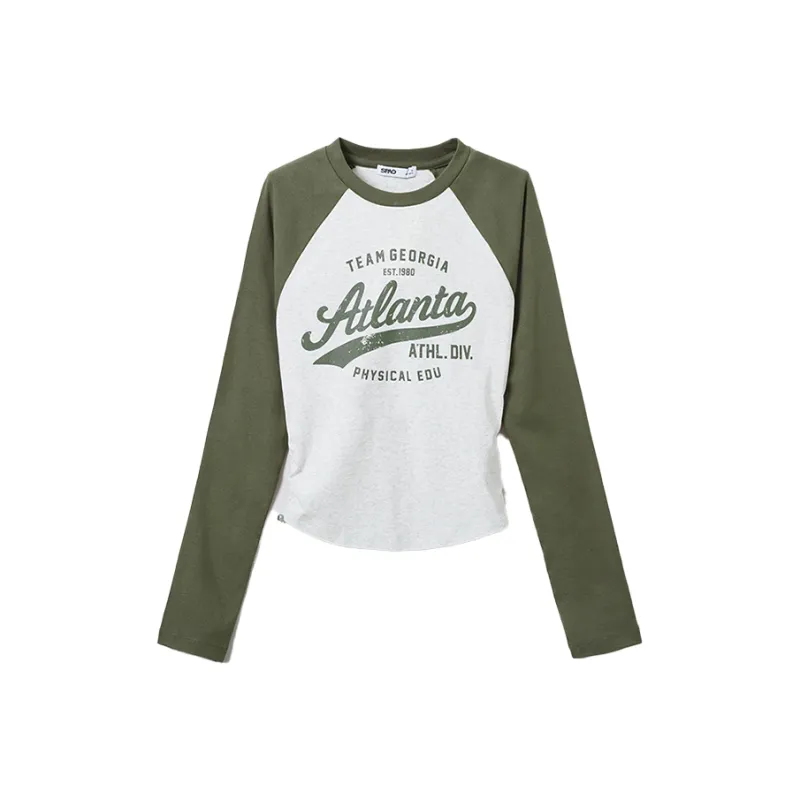 SPAO 2024 Fall And Winter New Arrival T Shirt Women's-1