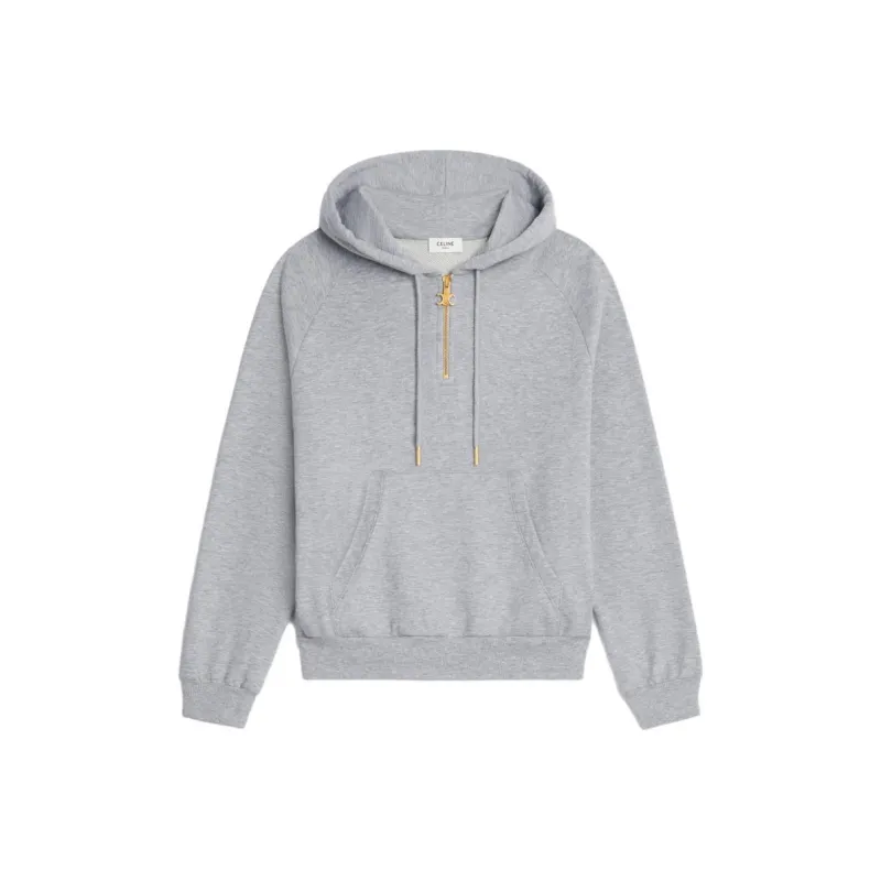 CELINE Sweatshirt Women's Light Gray-0