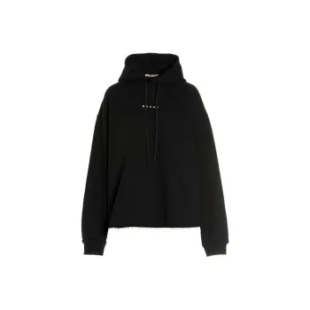 MARNI Logo print Cotton Hoodie