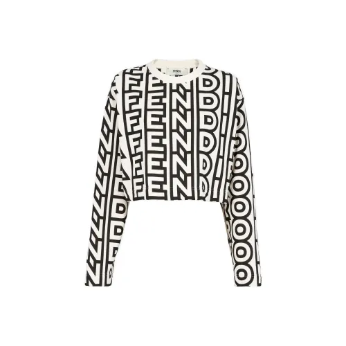FENDI By Marc botas Two tone Jersey Sweatshirt Multicolor