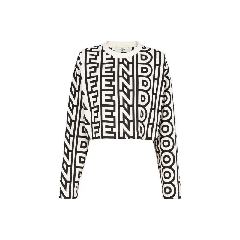FENDI By Marc Jacobs Two tone Jersey Sweatshirt Multicolor-0