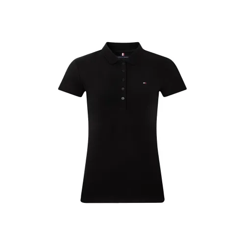 tommy high Hilfiger Polo Shirt Women's Black