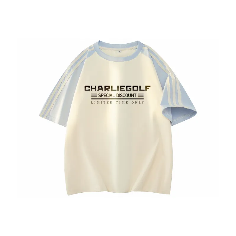 CHARLIE GOLF T Shirt Unisex Black & White-10