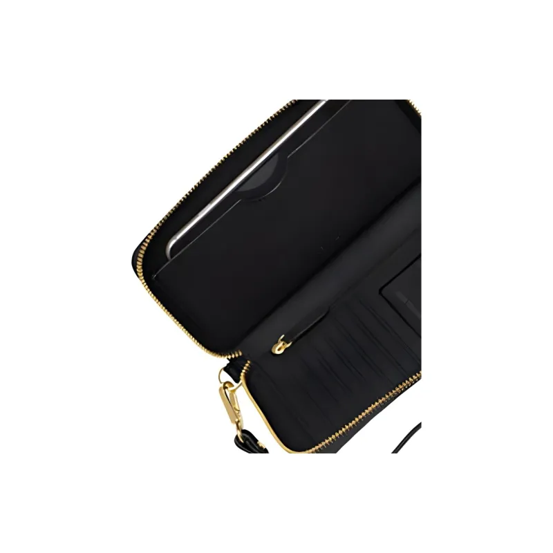 MICHAEL KORS Leather Wallet Tubas Unisex Black-3