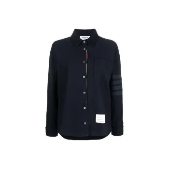 THOM BROWNE Two tone 4 Bar Mini Dress