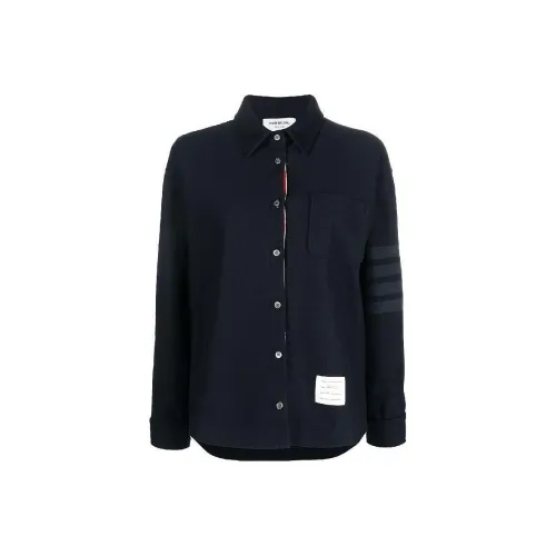 THOM BROWNE Two tone 4 Bar Mini Dress