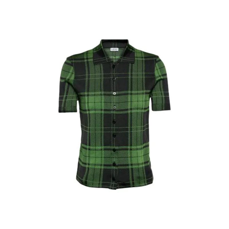 LOEWE Checked Polo Shirt-0