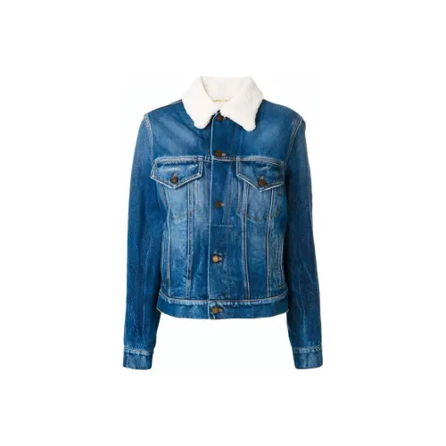 SAINT LAURENT Jackets Women's Blue