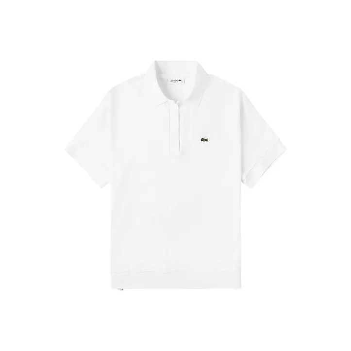 LACOSTE Logo Embroidered Polo Shirt-0