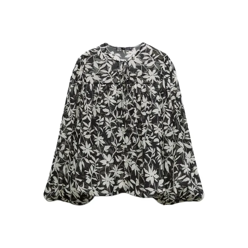 ZARA Shirts Women's Nude/Black-0