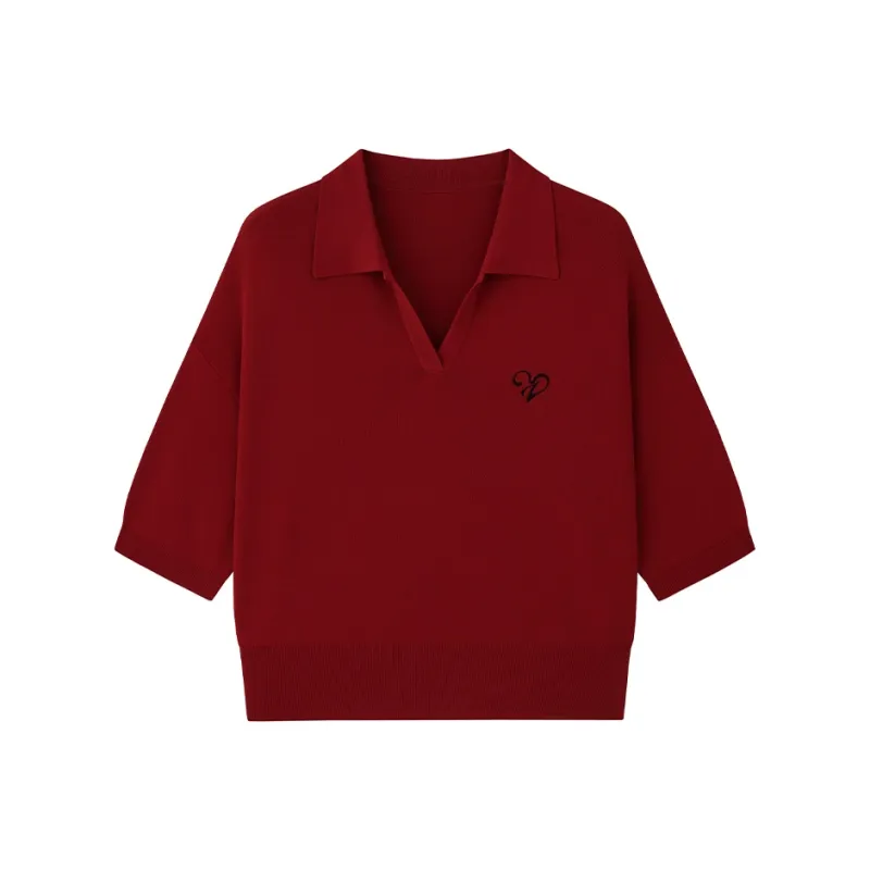 ZHOUMIAO Polo Shirts Women's-3