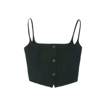 Helmut Lang Button up Sleeveless Top