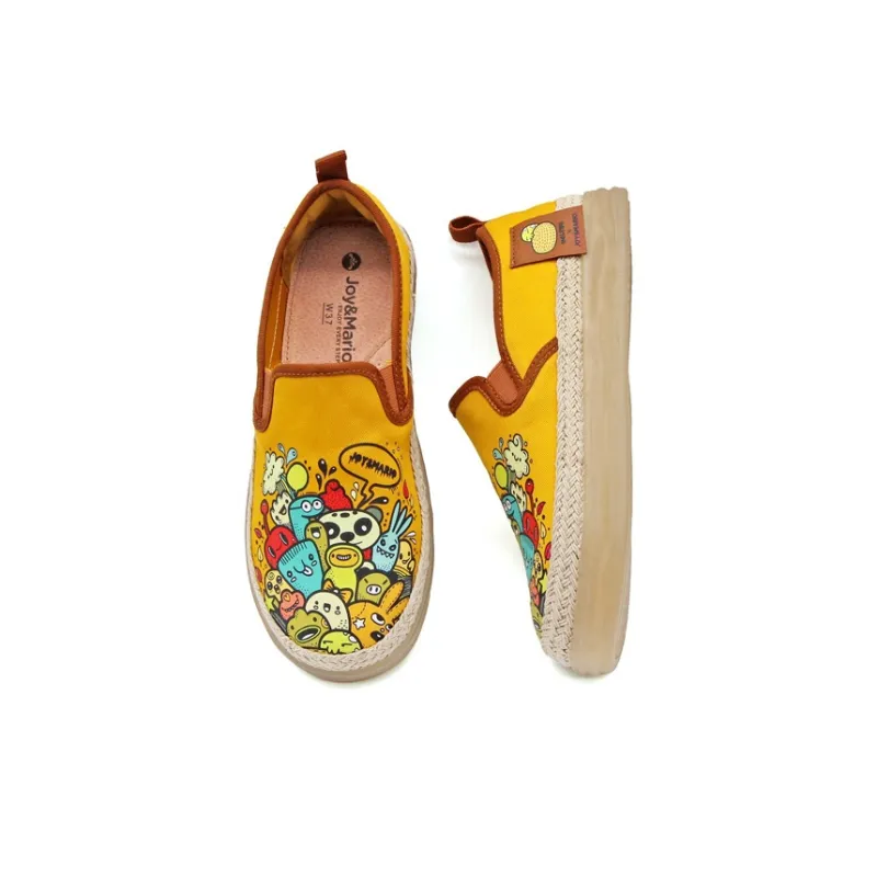 Joy&Mario Abrasion Resistant Breathable Low Top Casual Shoes Women's-7