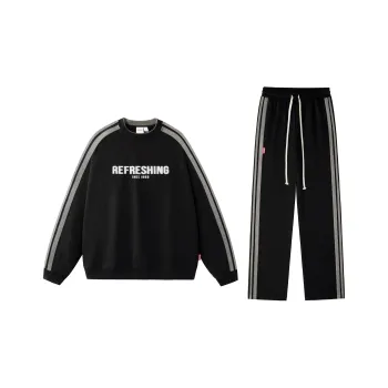 Coke Sweatshirt Set Unisex Black