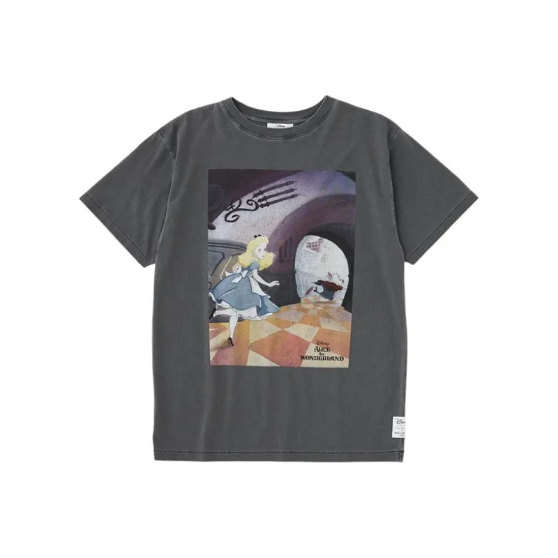 Disney X MOUSSY Disney/Disney Co-branded Model T-Shirts Women's-0