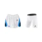 White Blue+White Tight Pants