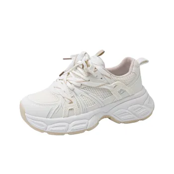SUPEREDGE Cushioning, Wear Resistant Low Top Chunky Sneakers Women's