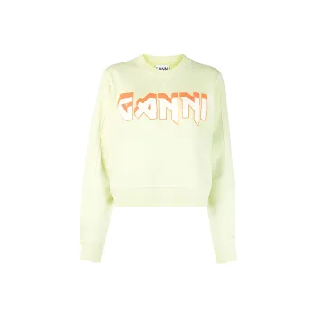GANNI Sweatshirts Women's Lily Green