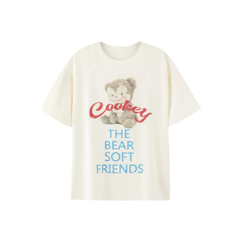 LEDIN x Cookey Drop Shoulder Sleeve T Shirt Women's-0