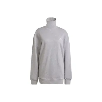 Adidas Stella McCartney HIGH NECK SWEATSHIRT Sweatshirt Women's Medium Heather Gray