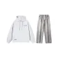 Set (Heather Gray Top+Light Blue Jeans)