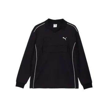 PUMA ESS+ Soccer Jersey Men's Black