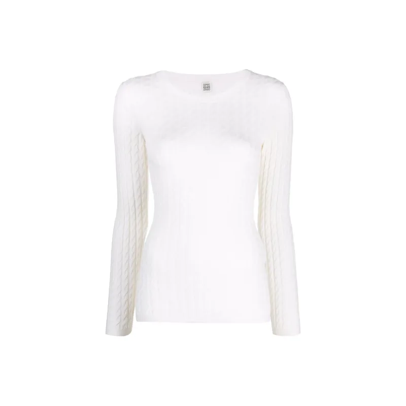 TOTEME SS22 Sweater Women's White-0