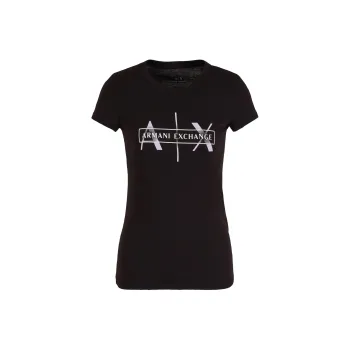 ARMANI EXCHANGEAE Regular T Shirt Women's Black