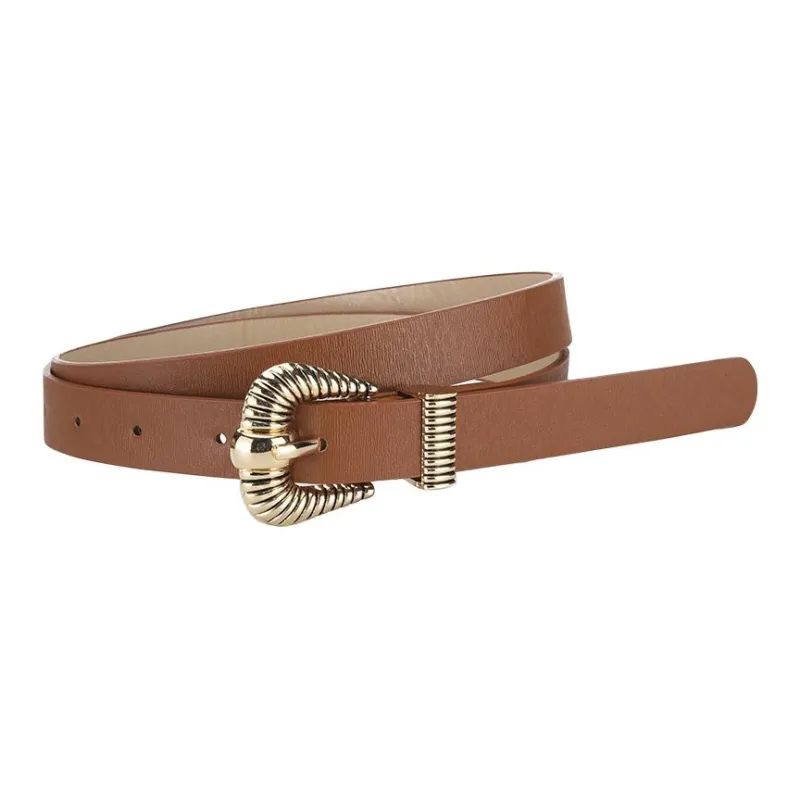 TUCANO Alloy Leather Belts Women's 1.8cm-5