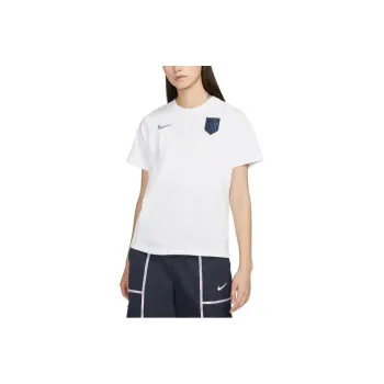 Nike USA Soccer Team Olympic Series Drop Shoulder Sleeve T-Shirt Women's White