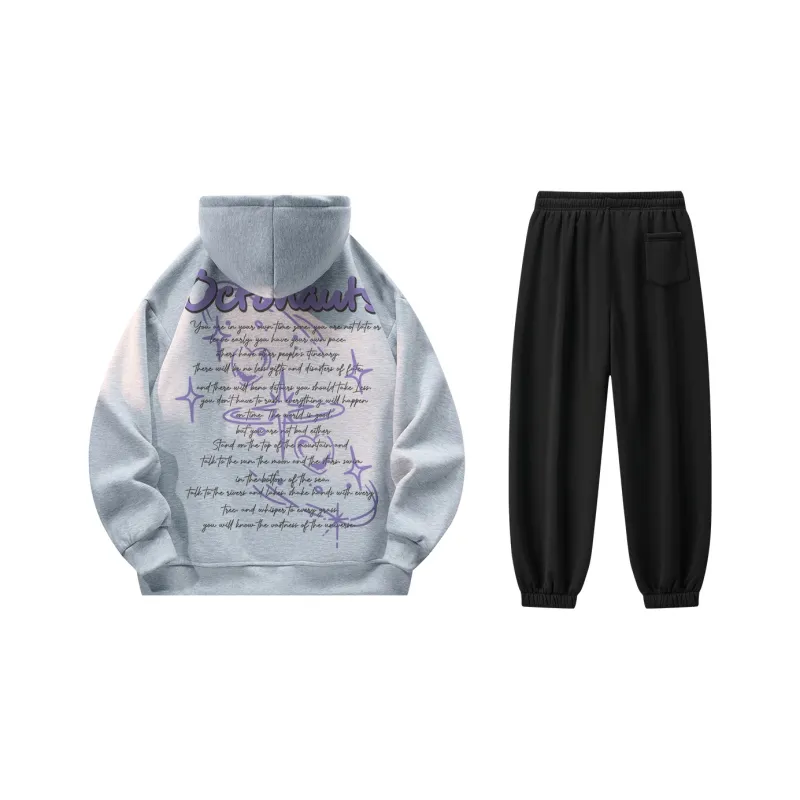 Small Columns Under The Sea Sweatshirt Set Unisex-8