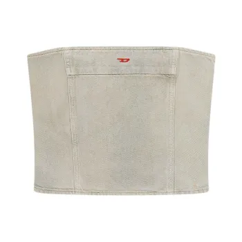 DIESEL Strapless Top Women's Gray
