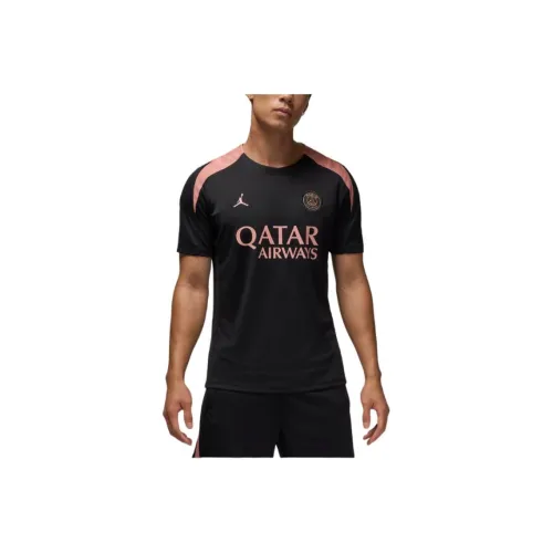 Jordan Paris Saint GermainDri FIT Football FW24 Strike Third Soccer Jerseys Men's Black