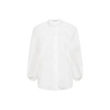 Stella McCartney Balloon Sleeved Curved Hem Shirt