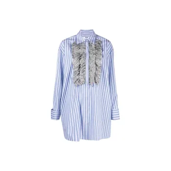 MSGM Shirts Women's Blue