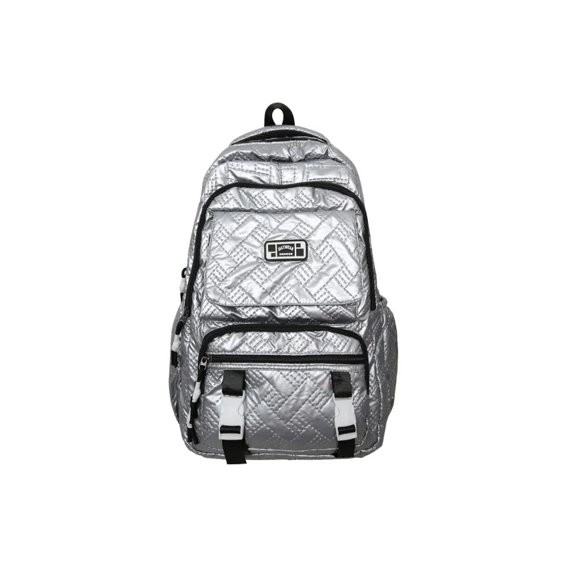 H YXIANG Pearlescent Release Film Embossed Backpack Unisex Multicolor-7