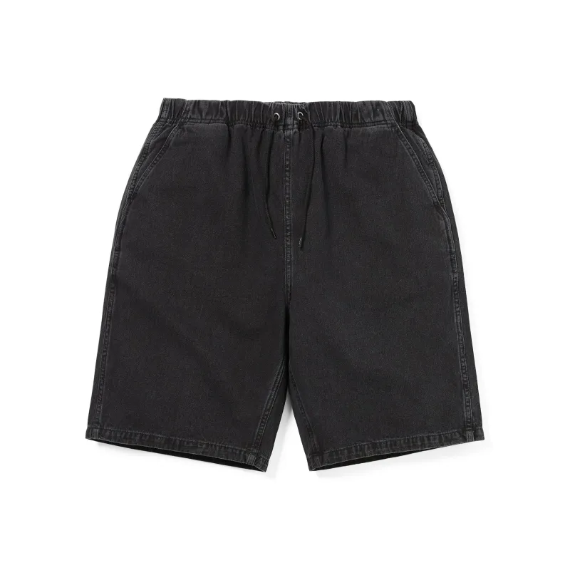 Thisisneverthat Denim Shorts Unisex Black-0