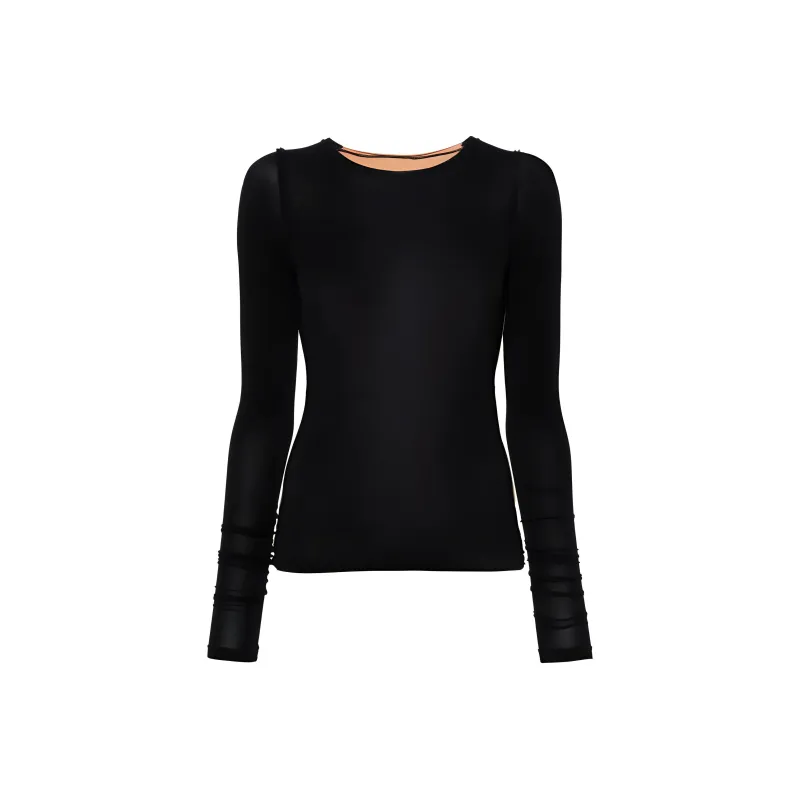 MM6 Maison Margiela T Shirt Women's Black-0