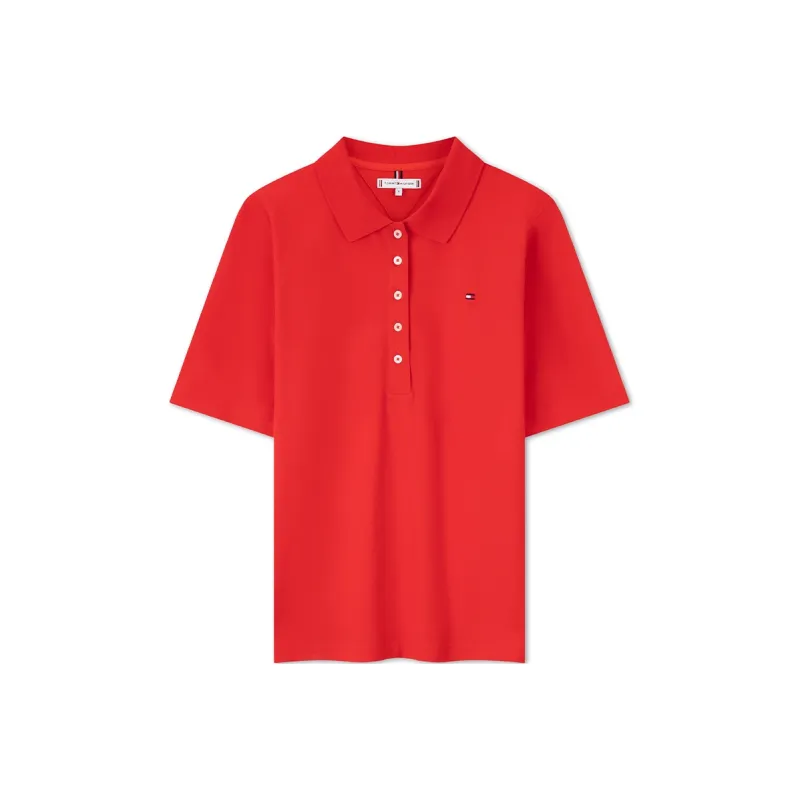 Tommy Hilfiger Logo Polo Top-0