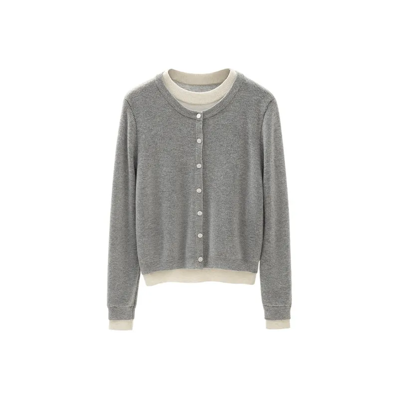 Cypress House Knitwear Women's Light Gray-0