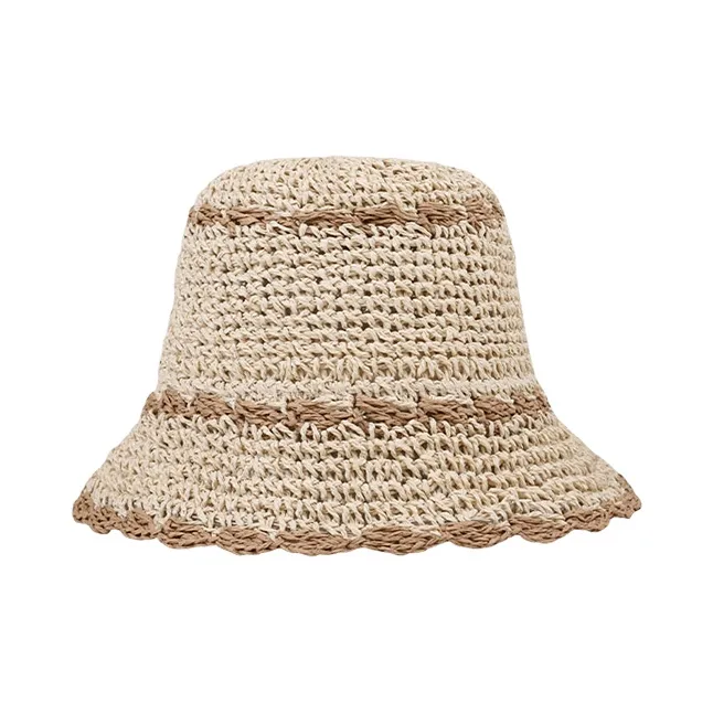 JW 100% Straw Sun Protection Hats Women's-11