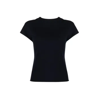 VINCE Short sleeve Wool blend T shirt