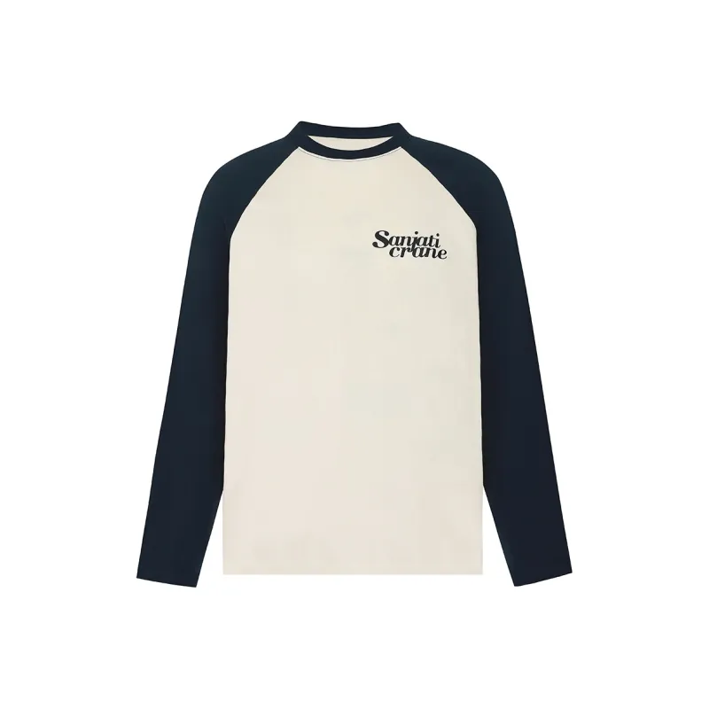 SANJATI T Shirts Women's Blue & Apricot-0