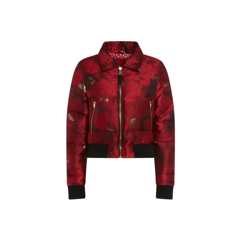 La DOUBLEJ. La Comasca Floral-jacquard Bomber Jacket-0
