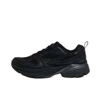 FILA Cushioning Rebound Low Top Running Shoes Unisex Black