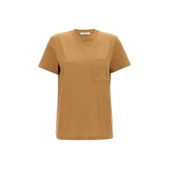 MaxMara Logo Embroidered Crewneck T Shirt