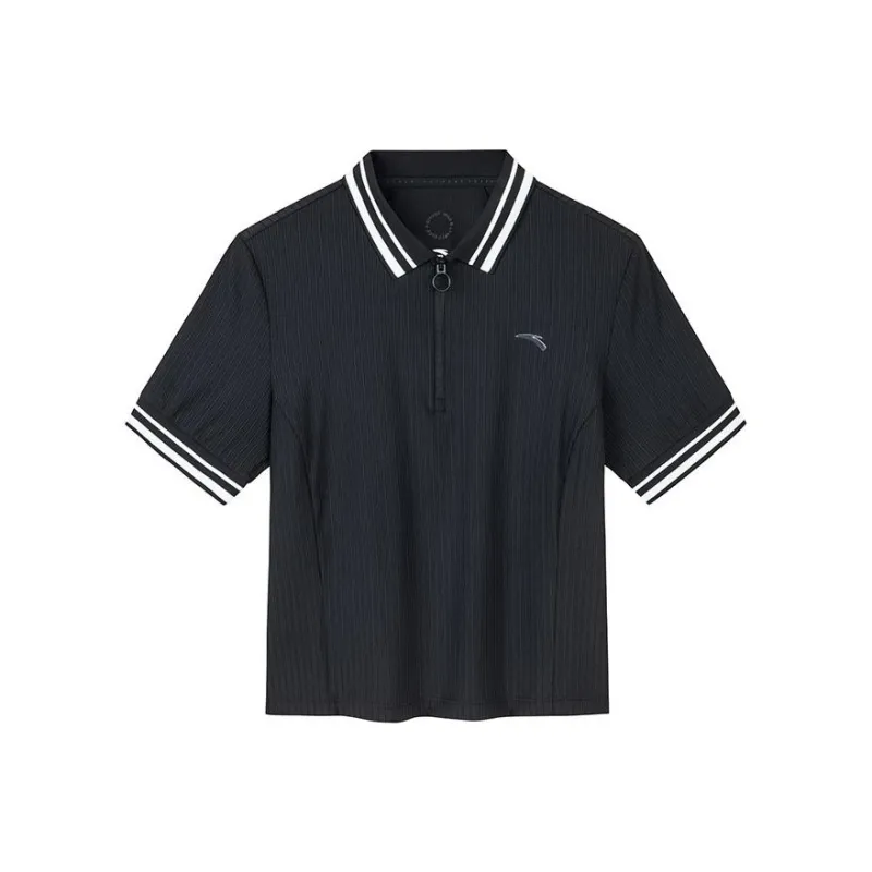 Anta Polo Shirt Women's Basic Black-0