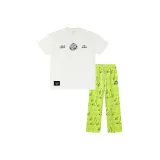 All-Out White+Banana Party Green