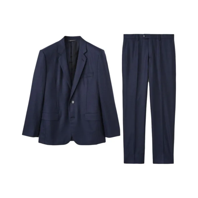 Loro Piana Business Suits Men's Ice Blue-0